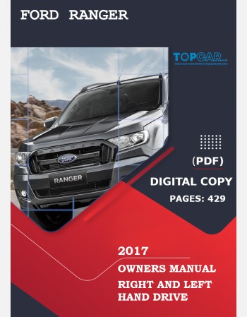 ford ranger 2017 owners manual